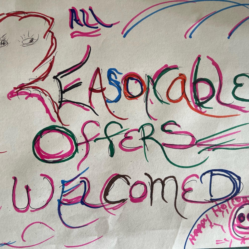 Colorful Handwritten Art Poster
